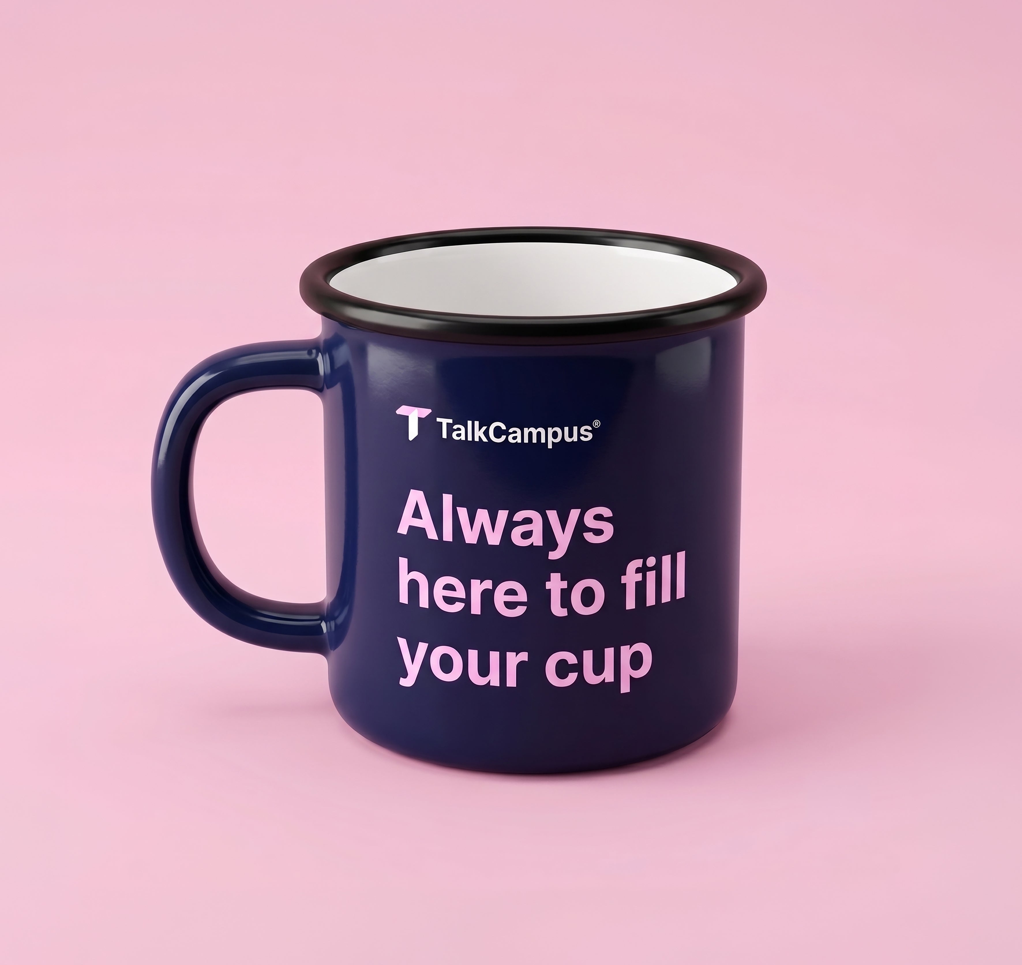 TalkCampus Mug - "Always here to fill your cup"